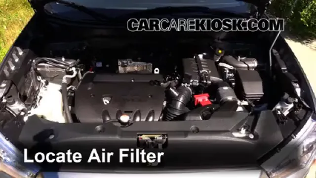 2013 Mitsubishi Outlander Sport ES 2.0L 4 Cyl. Filtre à air (moteur) Changement
